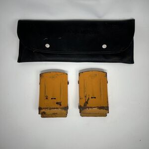 Nissan Wheel Chocks OEM Vintage Tire Blocker Set Datsun 280ZX 300ZX W Case